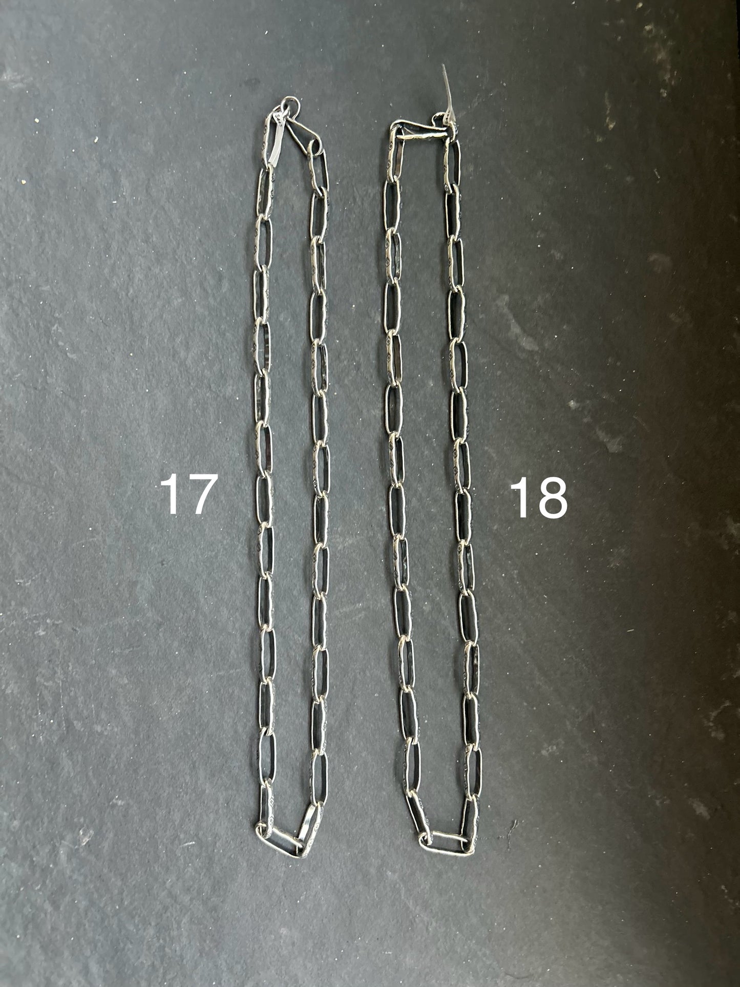 Sterling Silver Medicine Man Eye Paperclip Chain – 22” – Artist Jason Ogg