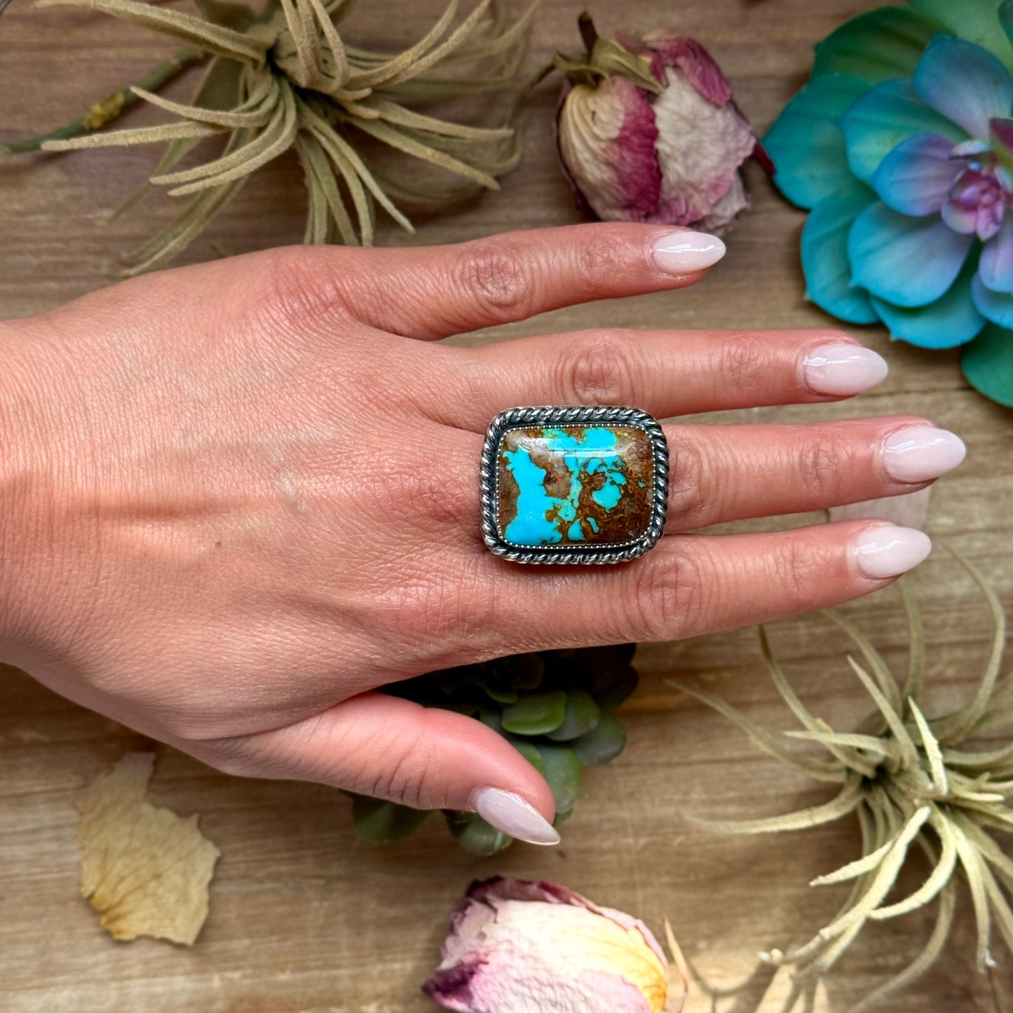 mj ring - scare turquoise