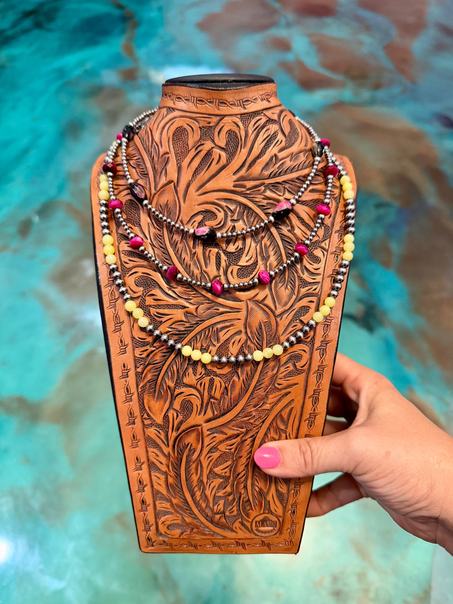 Jaci Collection – Colorful Sterling Silver Necklaces