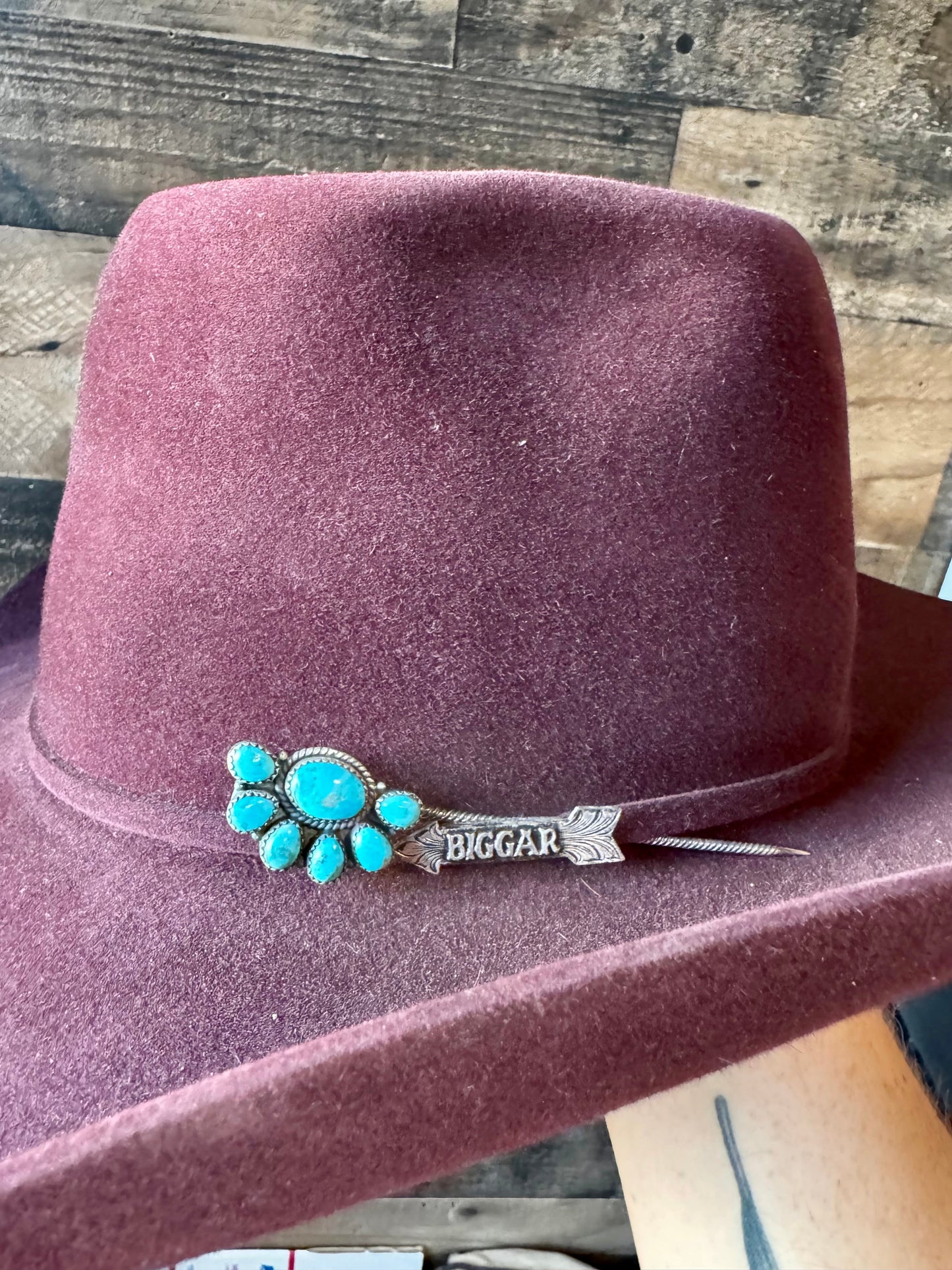 Sterling silver hat pins with Kingman turquoise, handmade in India, limited collection with sharp end, choose your shape