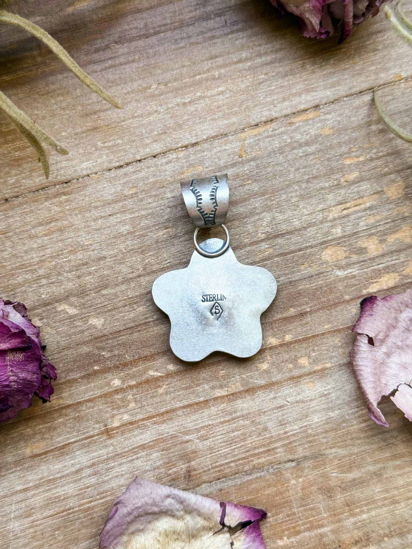 Sterling Silver Kingman Turquoise Star Pendant – Handmade by Artist Shay Pfeiffer