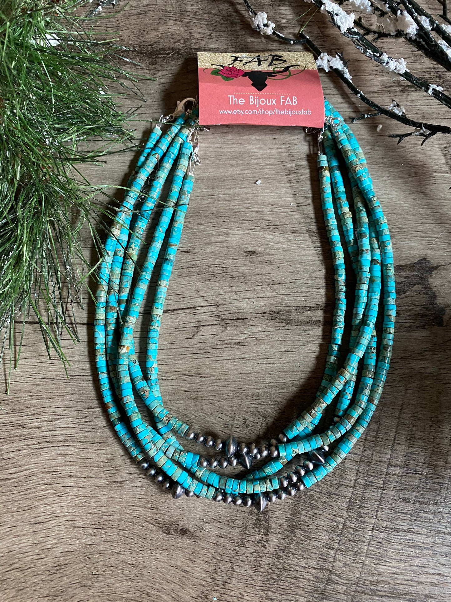 Sterling silver beaded choker – Handmade in Texas by The Bijoux FAB