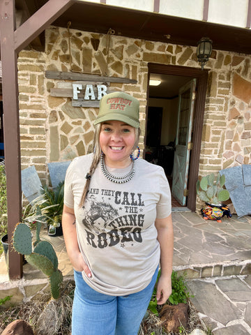They Call the Thing A Rodeo Western Graphic T-Shirt