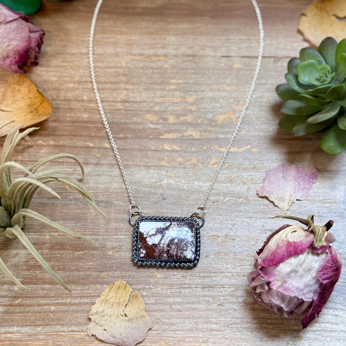MJ Wild Horse Bar Necklace – Sterling Silver
