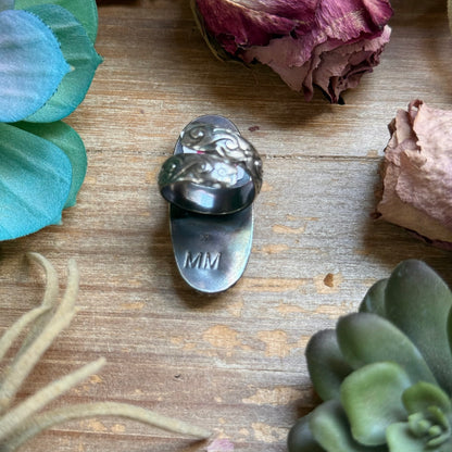 MJ Ring -White Buffalo Adjustable Ring