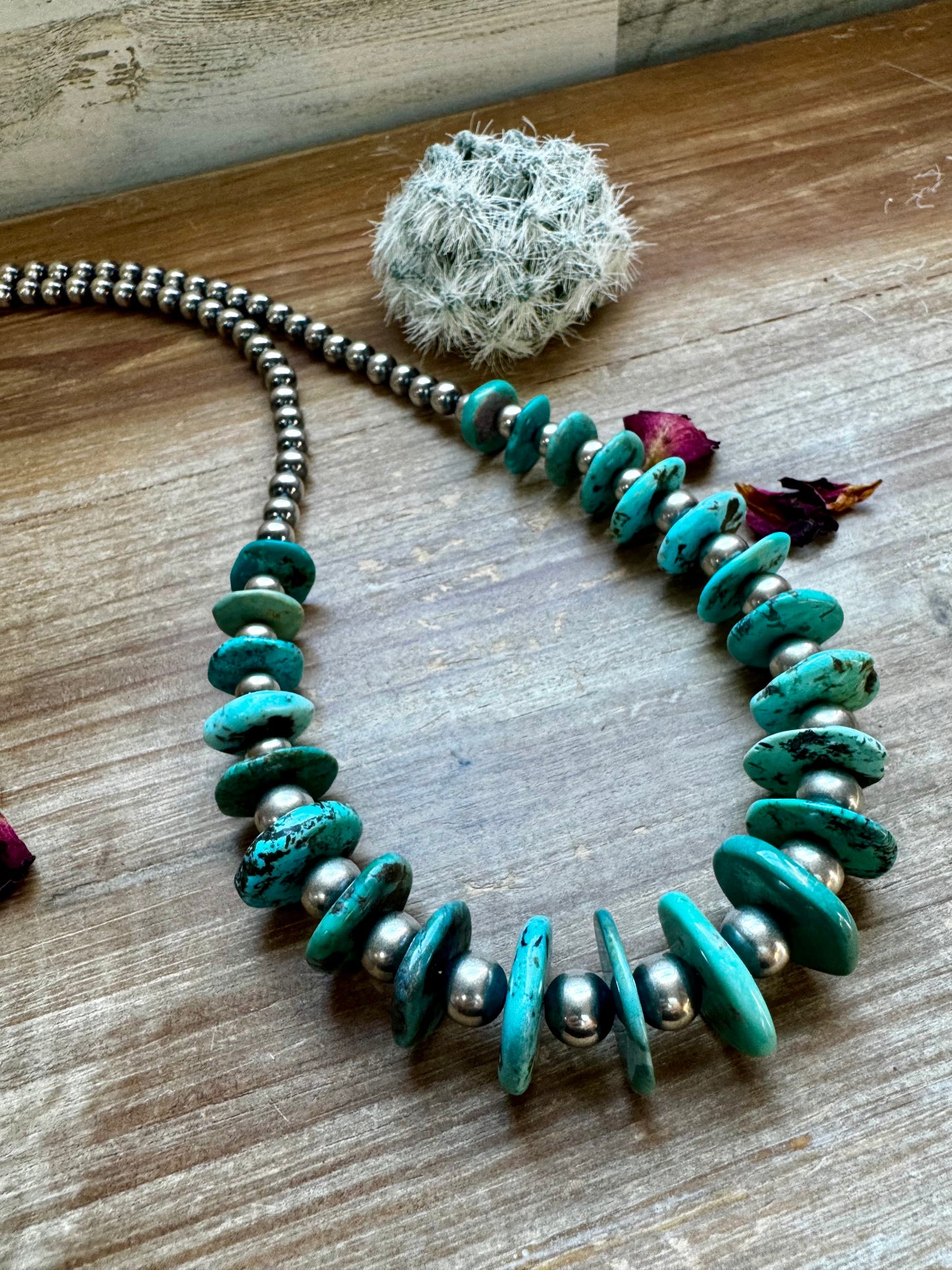 32 inch - NFR collection - sterling silver and turquoise