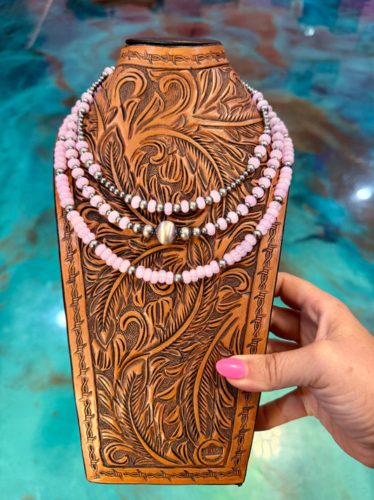 One Time Pieces – Purple Glass & Sterling Silver Necklace Collection