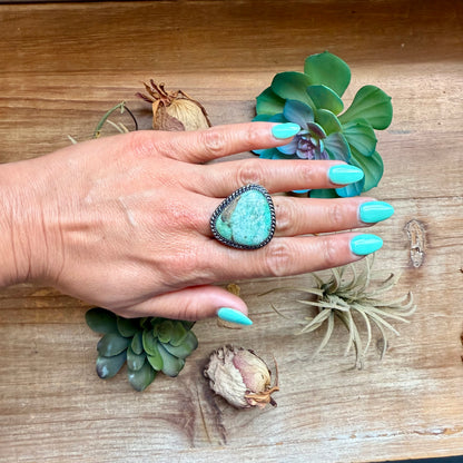 MJ Ring Free-Form Light Turquoise