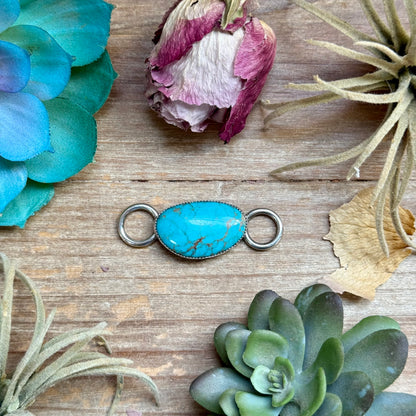 Turquoise Twilly Scarf Slide – Sterling Silver