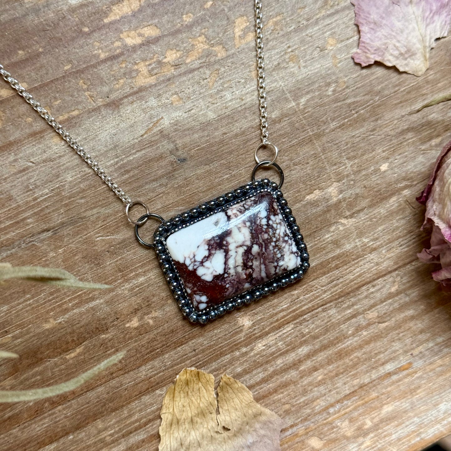 MJ Wild Horse Bar Necklace – Sterling Silver