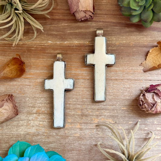 Antler Cross Pendant