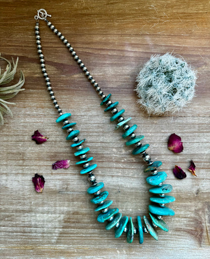 23 inch - NFR collection - sterling silver and turquoise