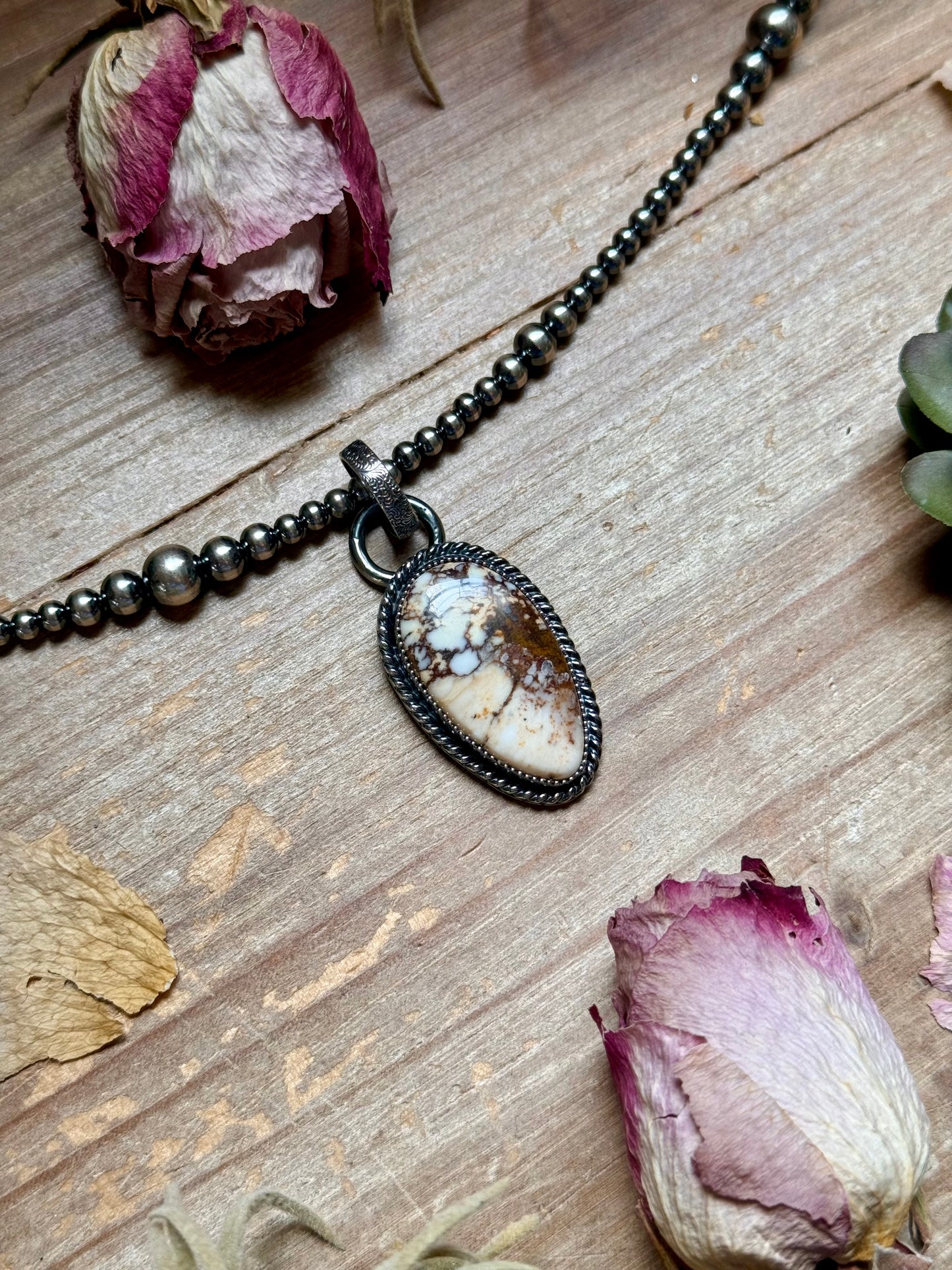 MJ Pendant - Wild Horse Sterling Silver