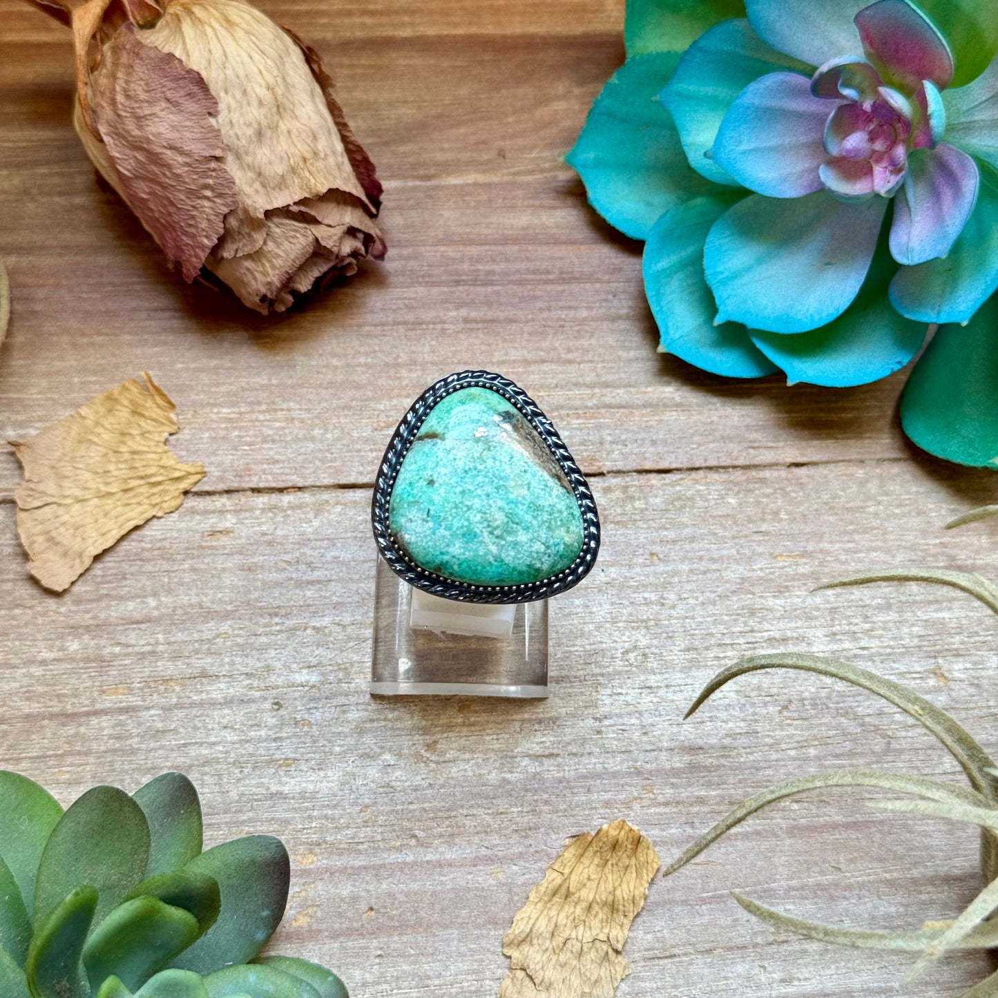 MJ Ring Free-Form Light Turquoise