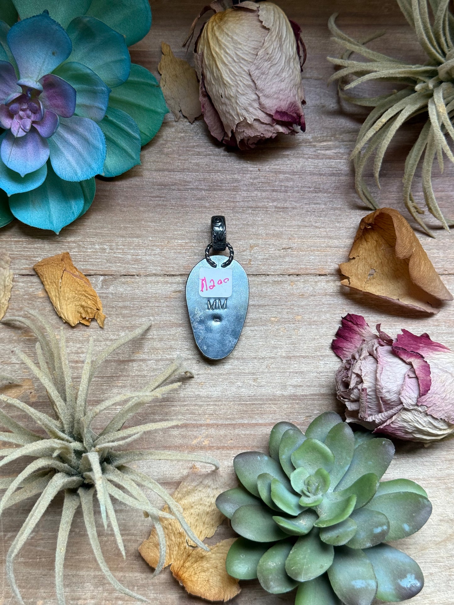 MJ Pendant - Teardrop Turquoise - Fit 6mm