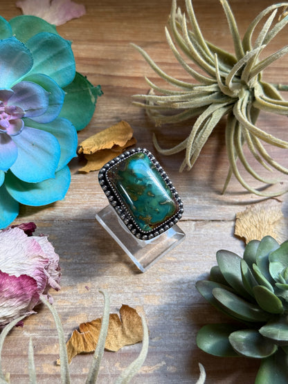 MJ Ring - Rectangle Turquoise Ring