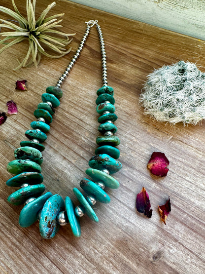 21 inch - NFR collection - sterling silver and turquoise