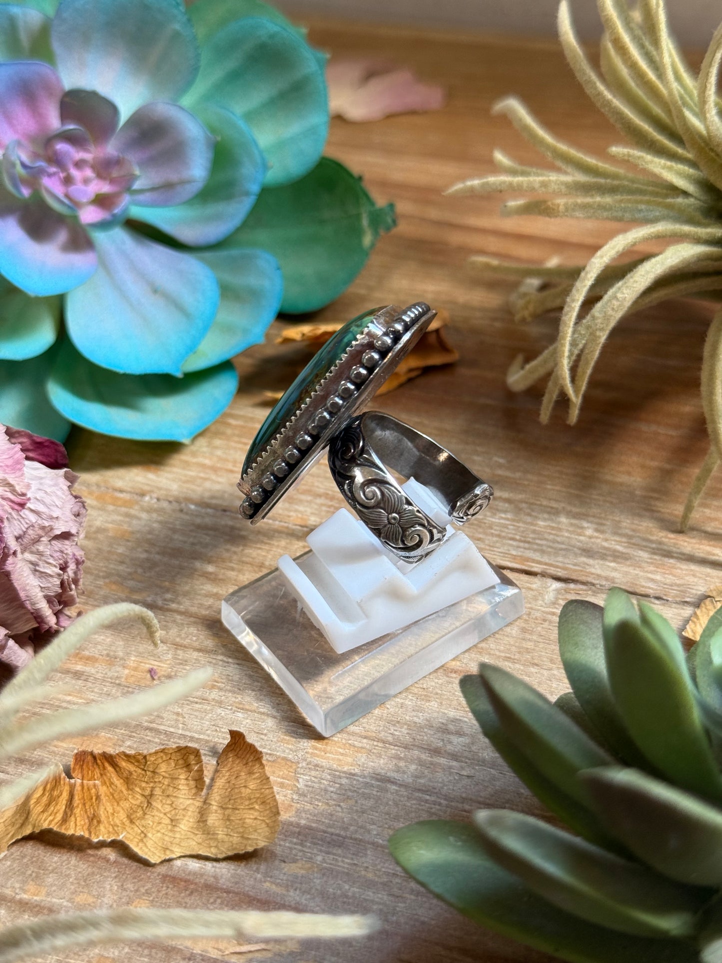 MJ Ring - Rectangle Turquoise Ring