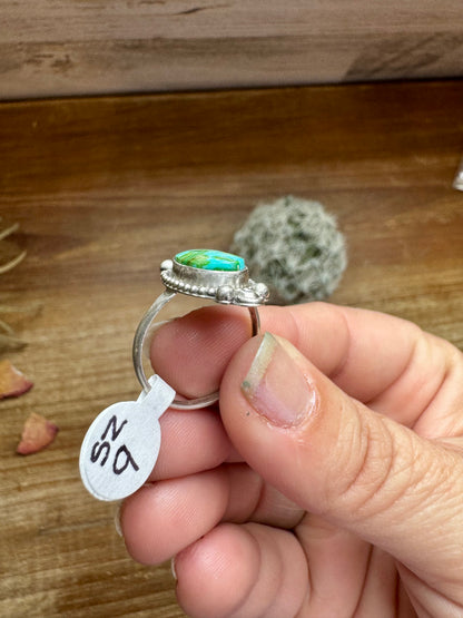 Ring- size 9 - Royston Turquoise & Sterling Silver