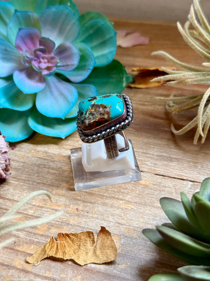 MJ Ring - Turquoise Copper Ring