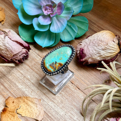 MJ Turquoise Ring – Sterling Silver