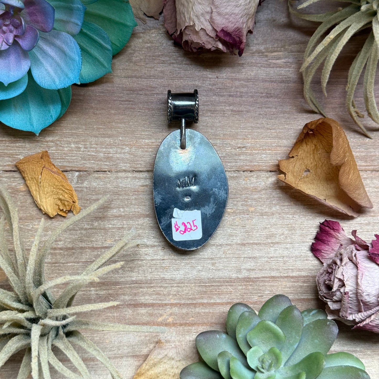 MJ Pendant - Big Blue FreeForm Pendant Fit 8mm