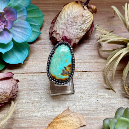 MJ Turquoise Ring – Sterling Silver
