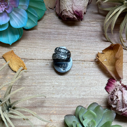 Mj Ring - Teardrop Turquoise Adjustable Ring