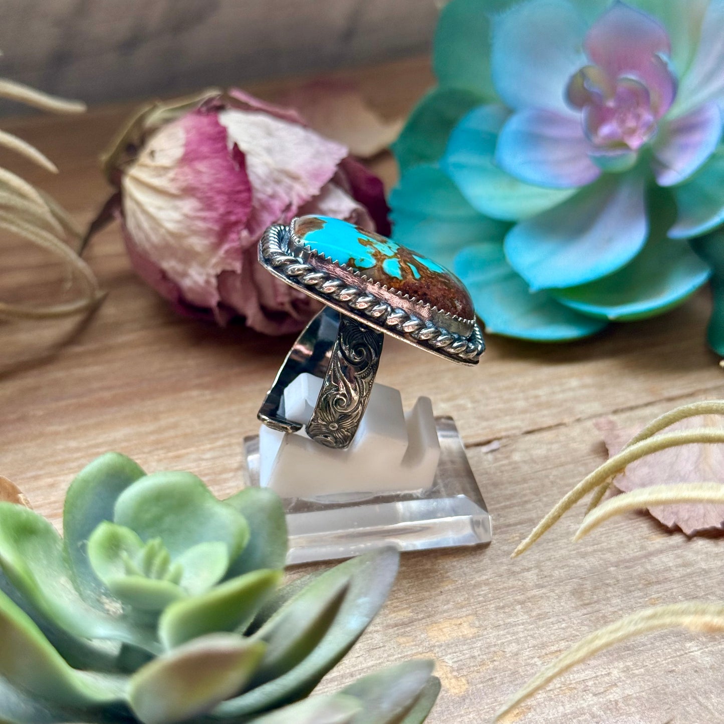 mj ring - scare turquoise