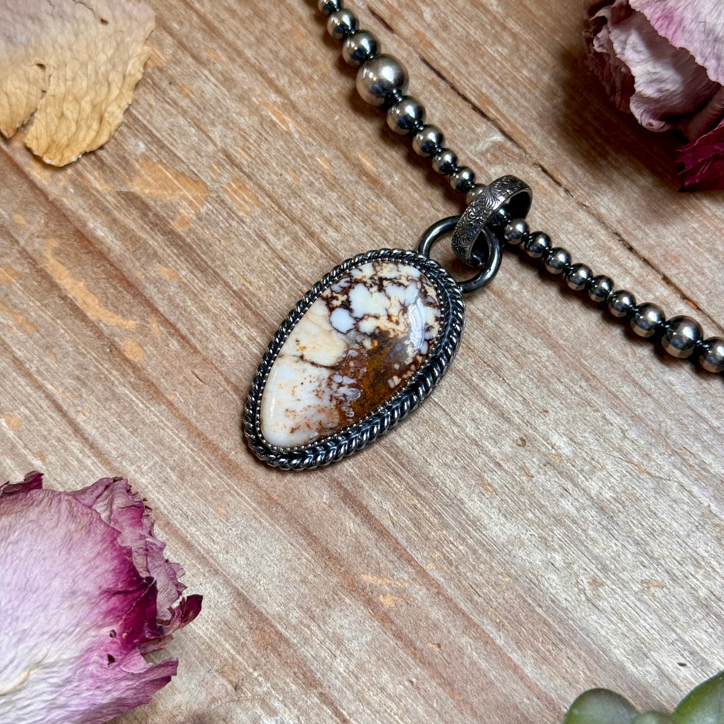 MJ Pendant - Wild Horse Sterling Silver