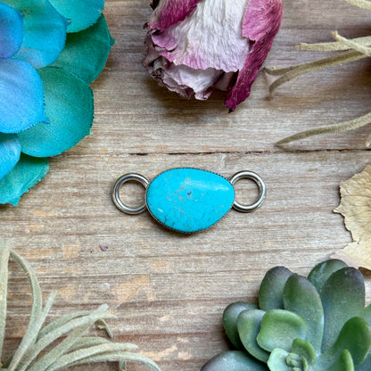 Turquoise Twilly Scarf Slide – Sterling Silver