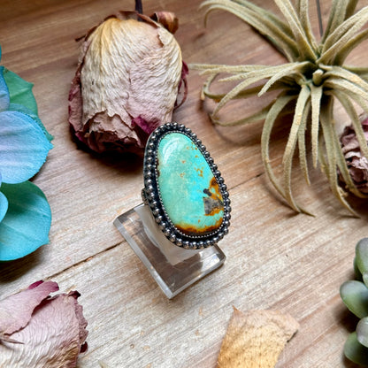 MJ Turquoise Ring – Sterling Silver