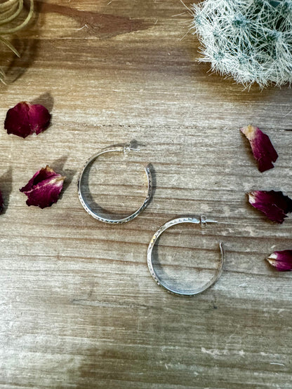 Sterling Silver hoop