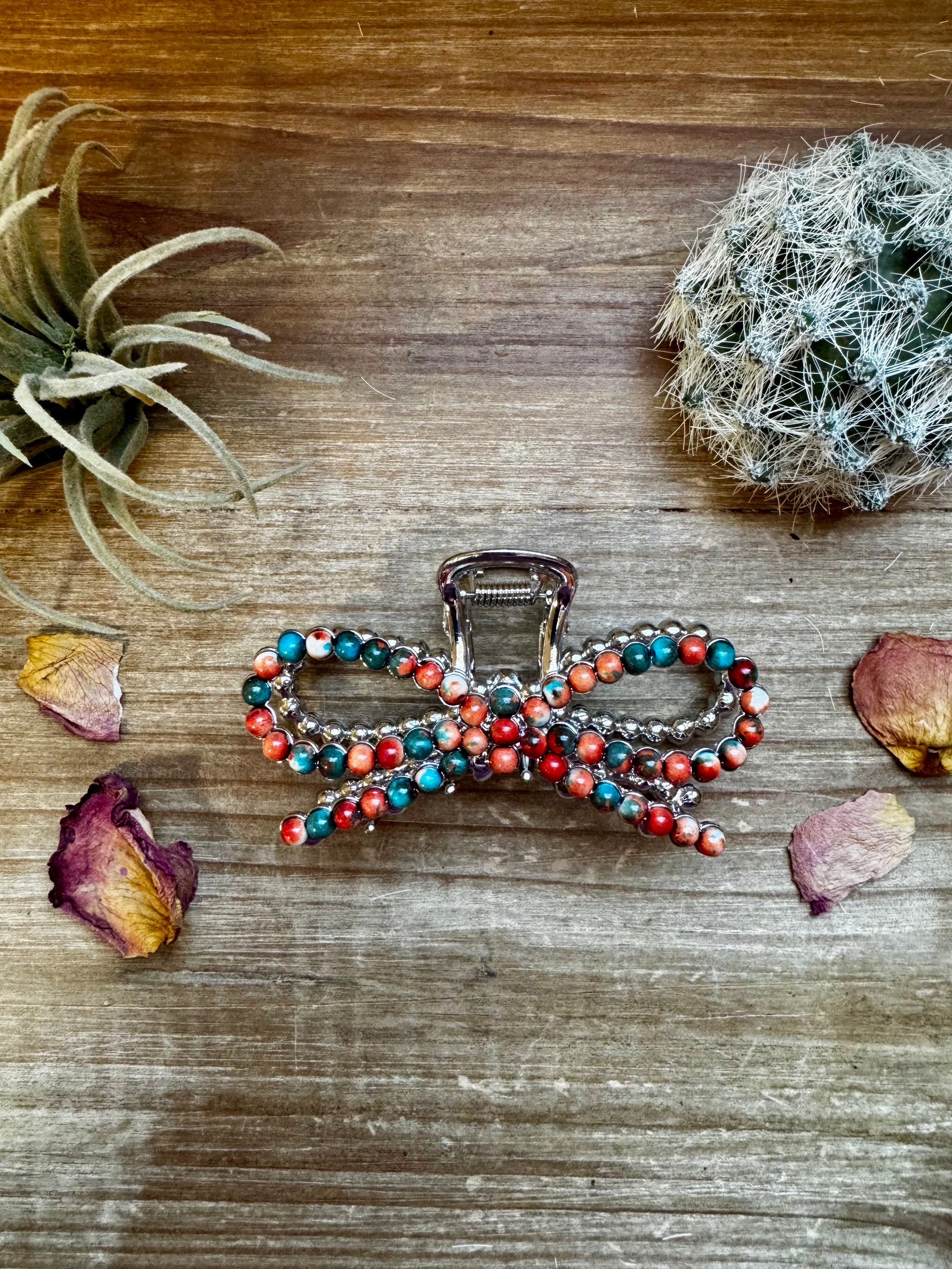 Orange & Turquoise bow hair clips – The Bijoux FAB Jewelry
