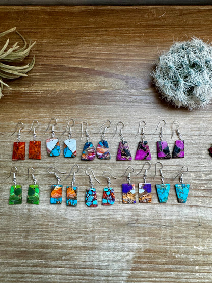 Mini Slab Earrings - Pick your style