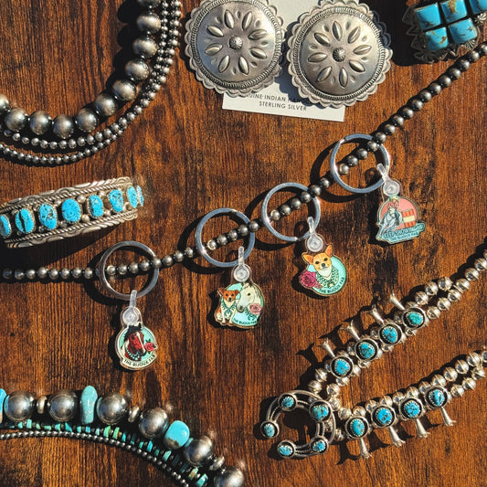 Bijoux FAB character keychain made in USA featuring Fabienne, Devon, or Trouble