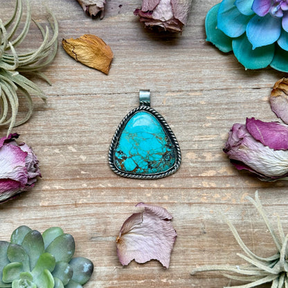 Sterling Silver Turquoise Pendant