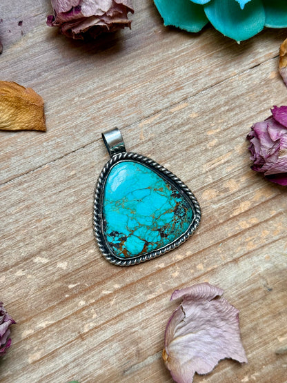 Sterling Silver Turquoise Pendant
