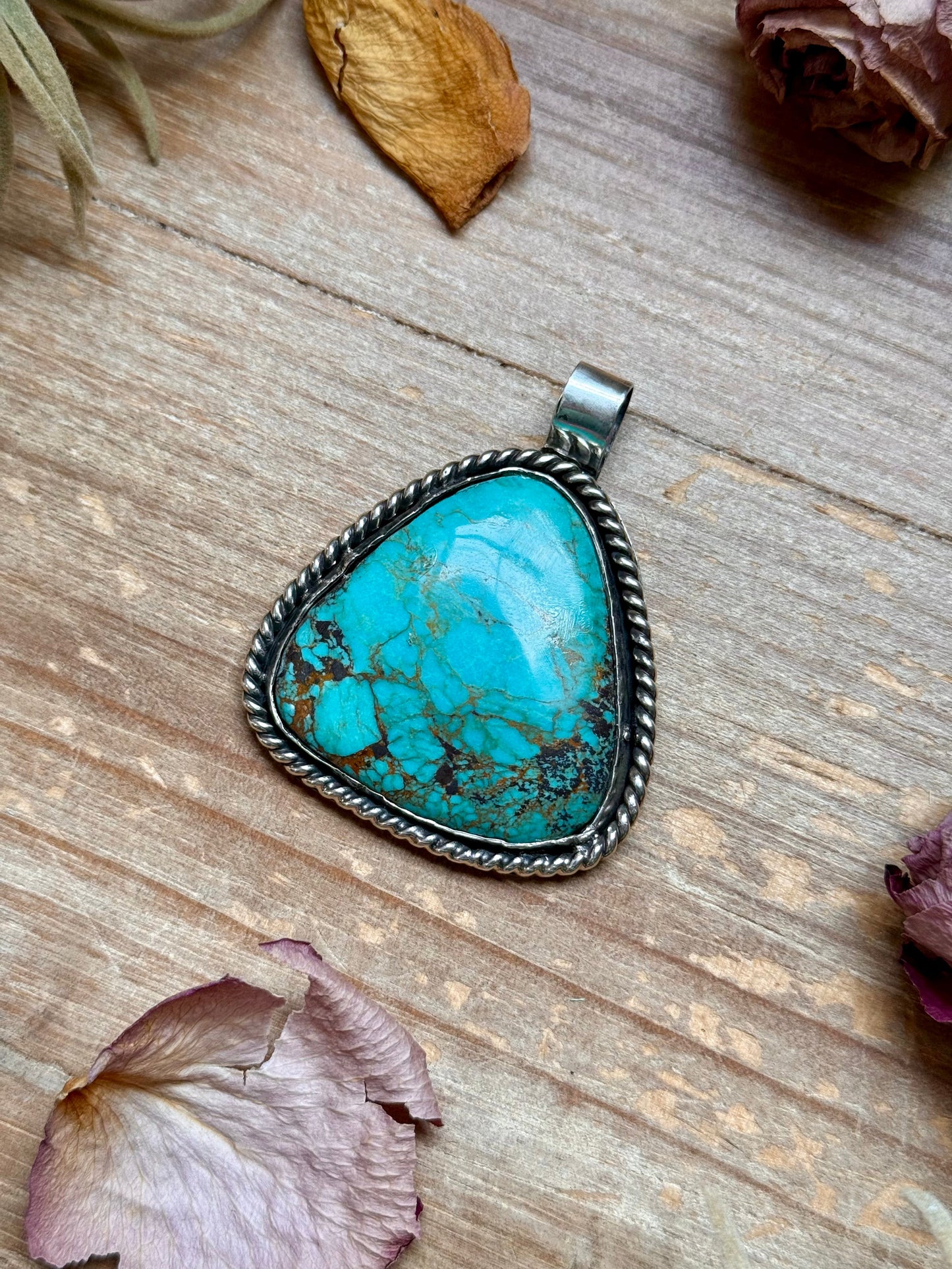 Sterling Silver Turquoise Pendant