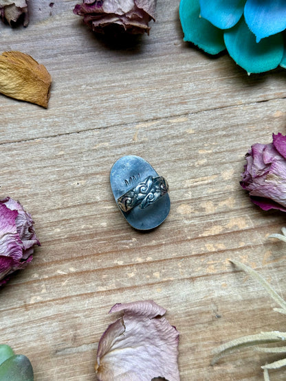 Sterling Silver One-Stone Adjustable Ring – Handmade In-House by The Bijoux FAB