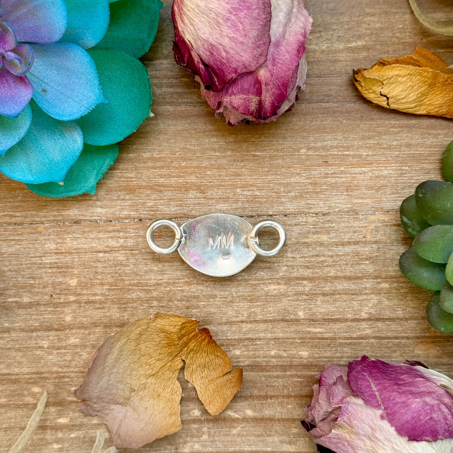 Twilly Scarf Accessory with Real Turquoise & Sterling – Made by The Bijoux FAB