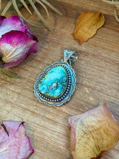 Palomino Turquoise Sterling Silver Pendant