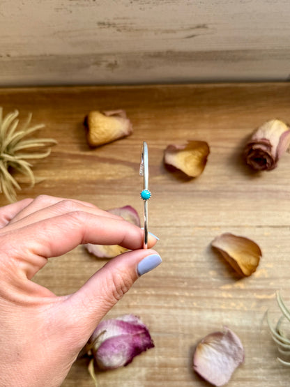 Sterling Silver Kingman Turquoise Cuff Bracelet