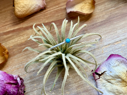 Sterling Silver Kingman Turquoise Cuff Bracelet